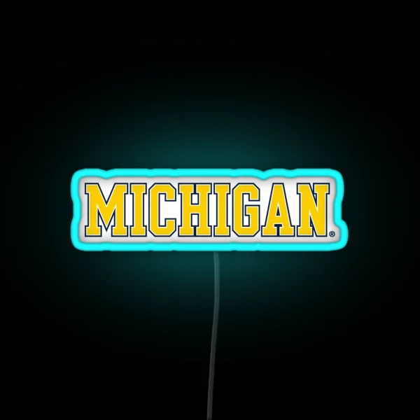 Michigan RGB Neon Sign