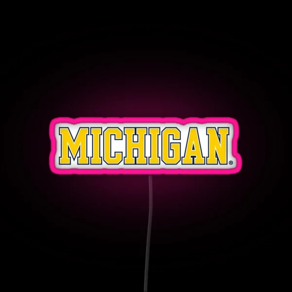 Michigan RGB Neon Sign