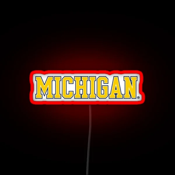 Michigan RGB Neon Sign
