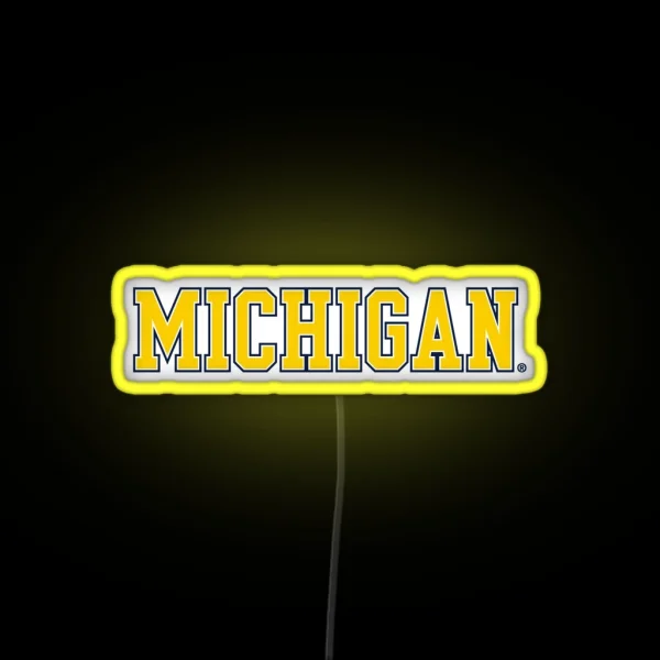 Michigan RGB Neon Sign