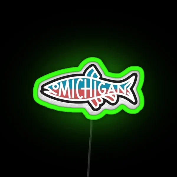 Michigan RGB Neon Sign