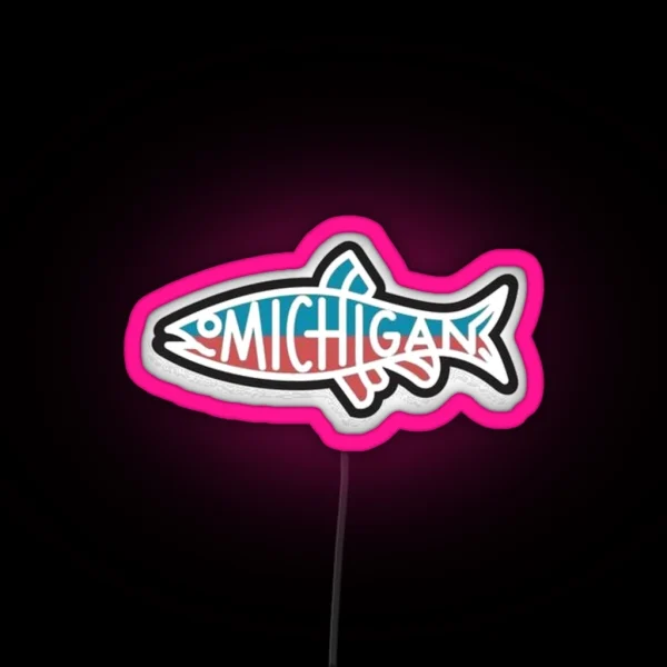 Michigan RGB Neon Sign
