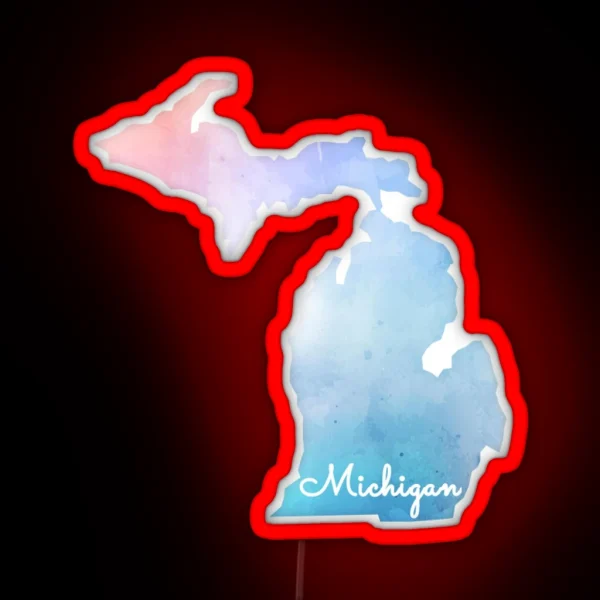Michigan RGB Neon Sign