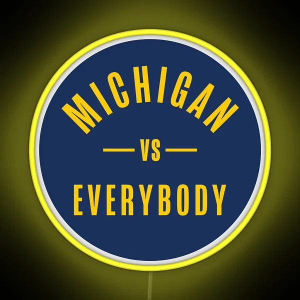 Michigan Vs Everybody RGB Neon Sign