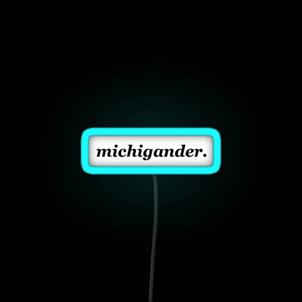 Michigander RGB Neon Sign