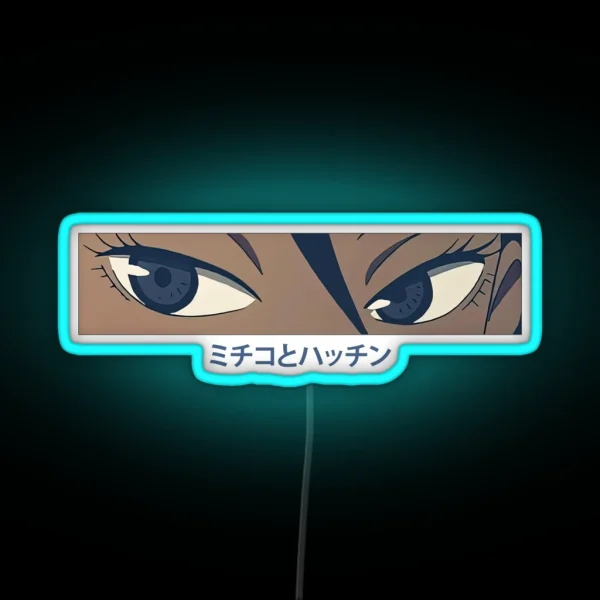 Michiko To Hatchin Eyes RGB Neon Sign