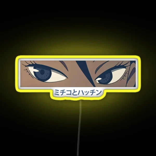 Michiko To Hatchin Eyes RGB Neon Sign