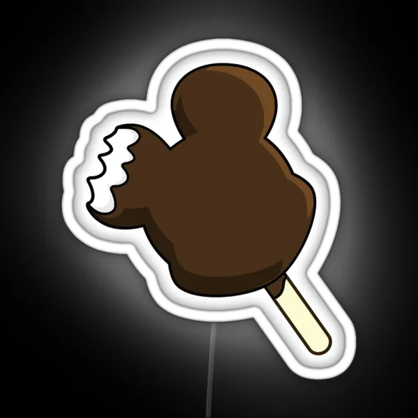 Mickey Ice Cream Bar Led RGB Neon Sign