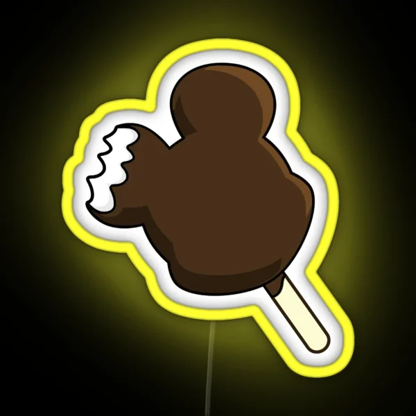 Mickey Ice Cream Bar Led RGB Neon Sign