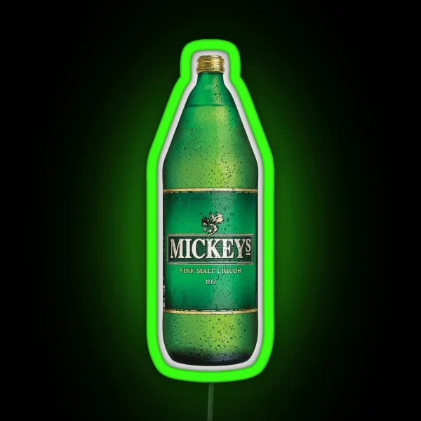 Mickeys 40oz RGB Neon Sign