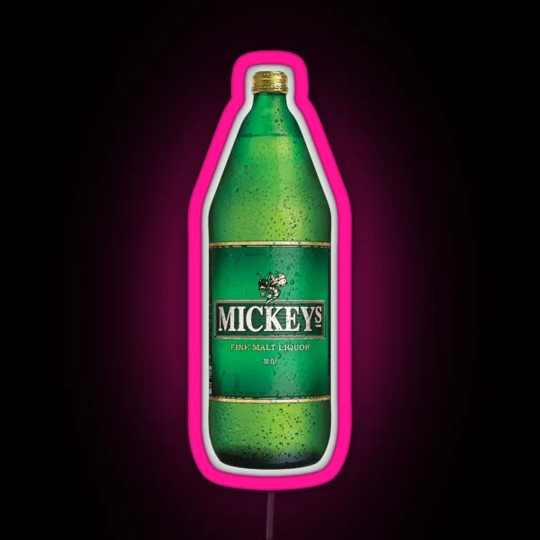 Mickeys 40oz RGB Neon Sign