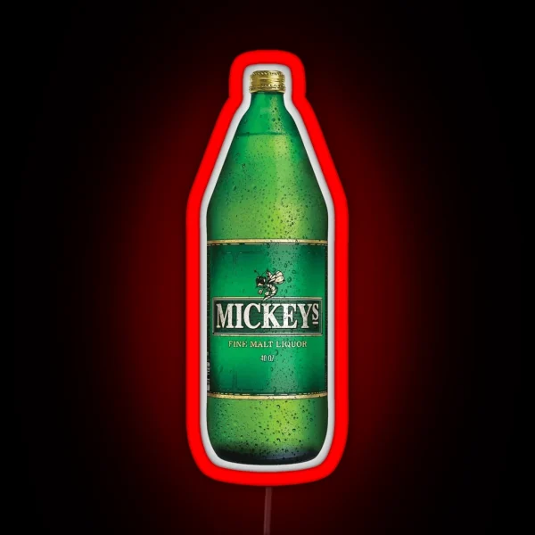 Mickeys 40oz RGB Neon Sign