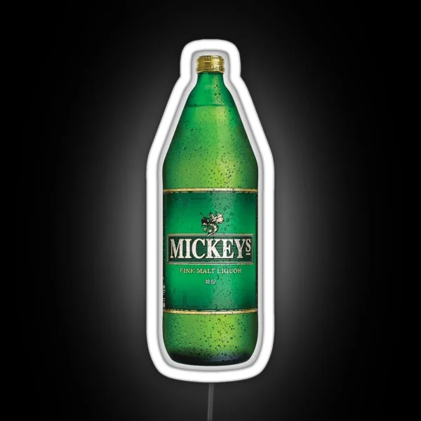 Mickeys 40oz RGB Neon Sign