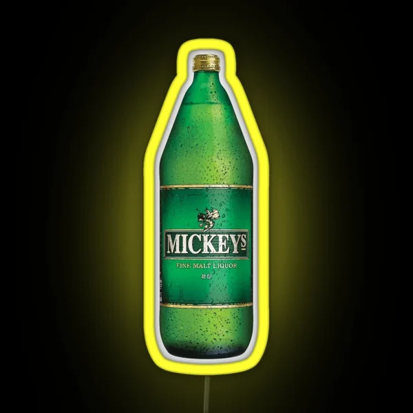 Mickeys 40oz RGB Neon Sign