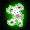 Mid Century Chic Atomic Starburst LED Neon Sign Decor Accent Furniture