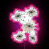Mid Century Modern Atomic Starburst RGB Color Changing LED Neon Sign