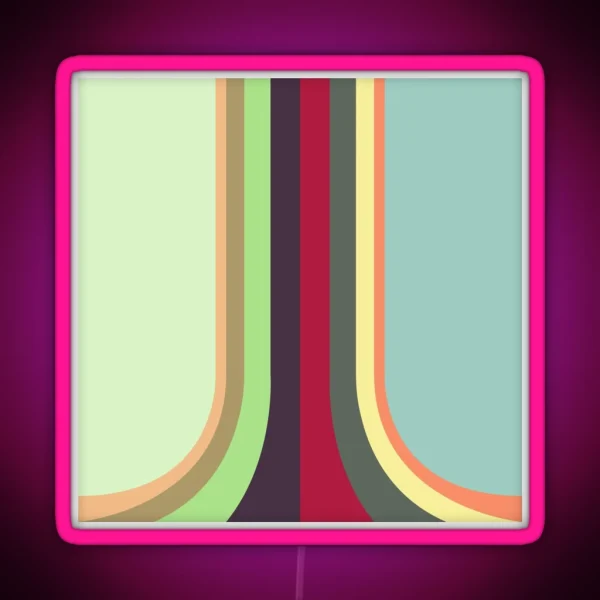 Mid Century Modern Rainbow 9 RGB Neon Sign