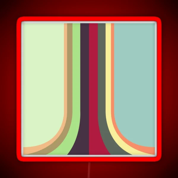 Mid Century Modern Rainbow 9 RGB Neon Sign