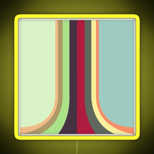 Mid Century Modern Rainbow 9 RGB Neon Sign