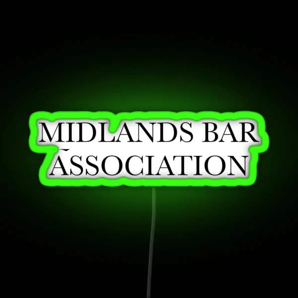 Midlands Bar Association Mock Trial RGB Neon Sign