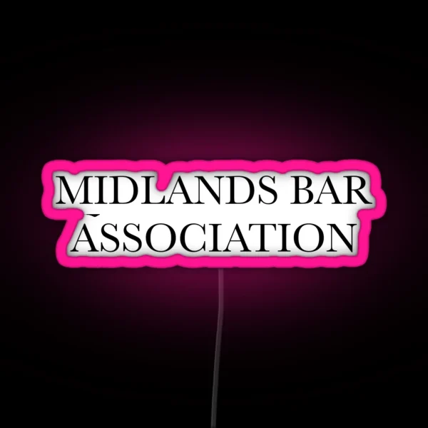 Midlands Bar Association Mock Trial RGB Neon Sign
