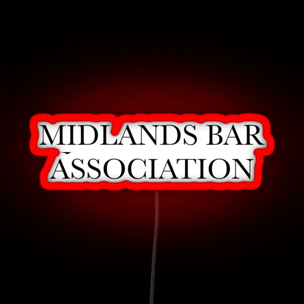 Midlands Bar Association Mock Trial RGB Neon Sign
