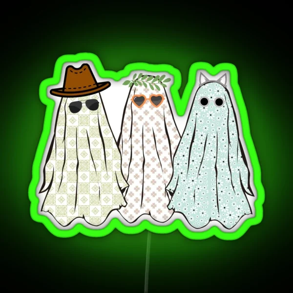 Midnights Anti Hero Ghost RGB Neon Sign
