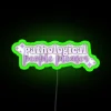 Midnight Confessions of a Pathological People Pleaser Neon Art Decor Sign