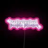 Midnights-inspired RGB LED canvas sign for pathological people pleasing struggles.