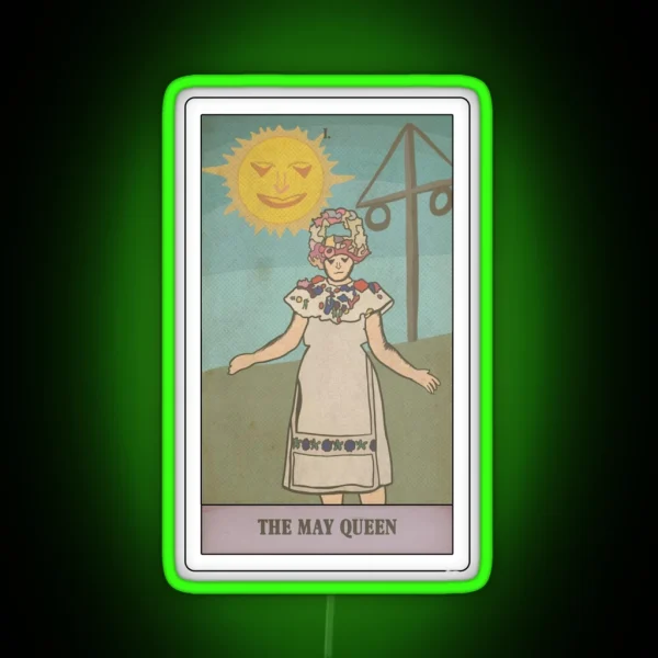 Midsommar Tarot Card A24 Series RGB Neon Sign