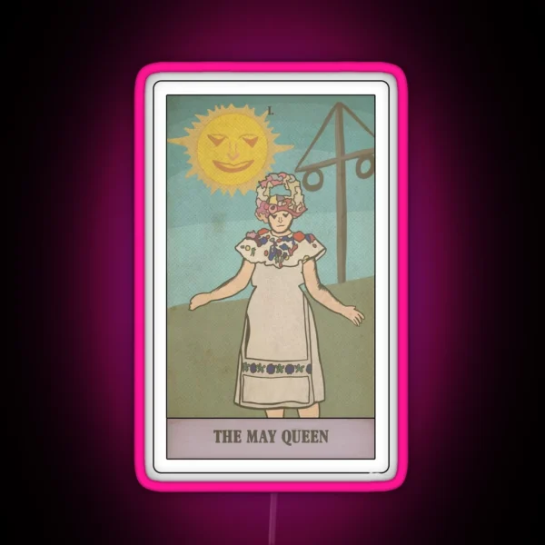 Midsommar Tarot Card A24 Series RGB Neon Sign