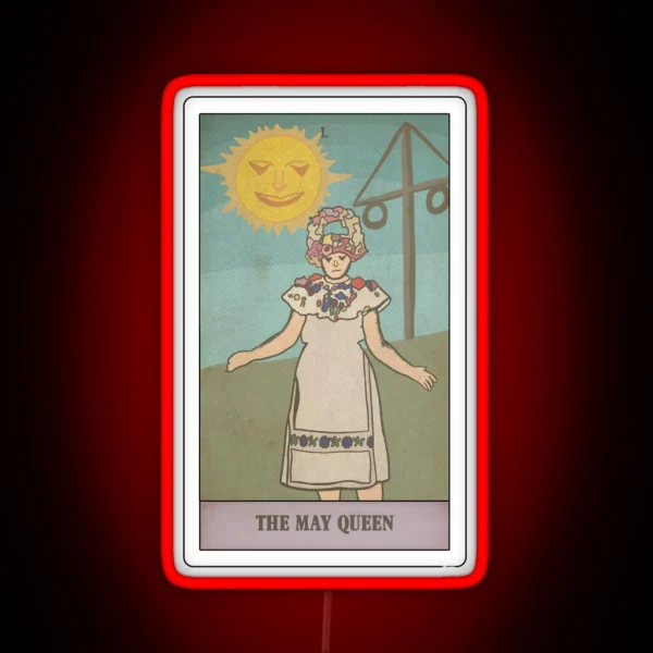 Midsommar Tarot Card A24 Series RGB Neon Sign