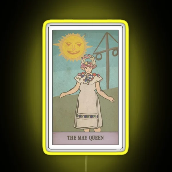 Midsommar Tarot Card A24 Series RGB Neon Sign