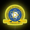 LED neon school logo display for educational institutions midtown districts