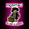 Migration is Not a Crime - Bold RGB Neon Sign Statement