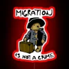 Migration is Not a Crime Awareness Neon Sign Statement Piece