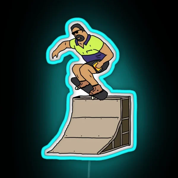 Mike Nolan Pro Skater RGB Neon Sign