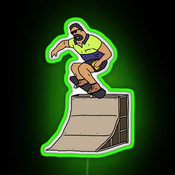Mike Nolan Pro Skater RGB Neon Sign