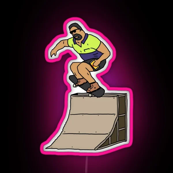 Mike Nolan Pro Skater RGB Neon Sign