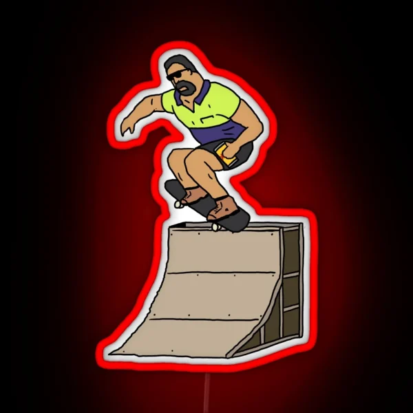 Mike Nolan Pro Skater RGB Neon Sign