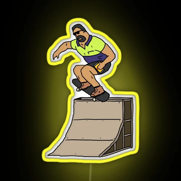 Mike Nolan Pro Skater RGB Neon Sign