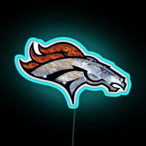 Mile High Bronco RGB Neon Sign