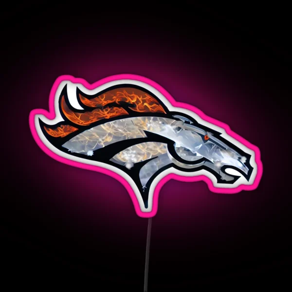 Mile High Bronco RGB Neon Sign