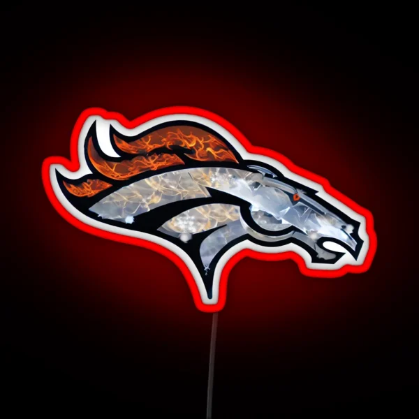 Mile High Bronco RGB Neon Sign