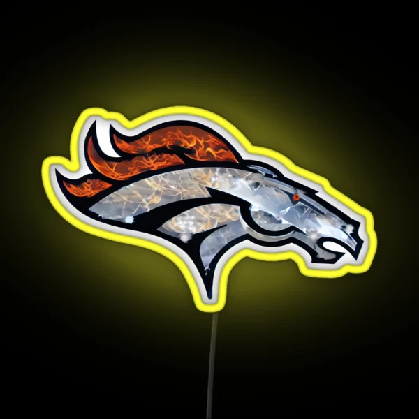 Mile High Bronco RGB Neon Sign