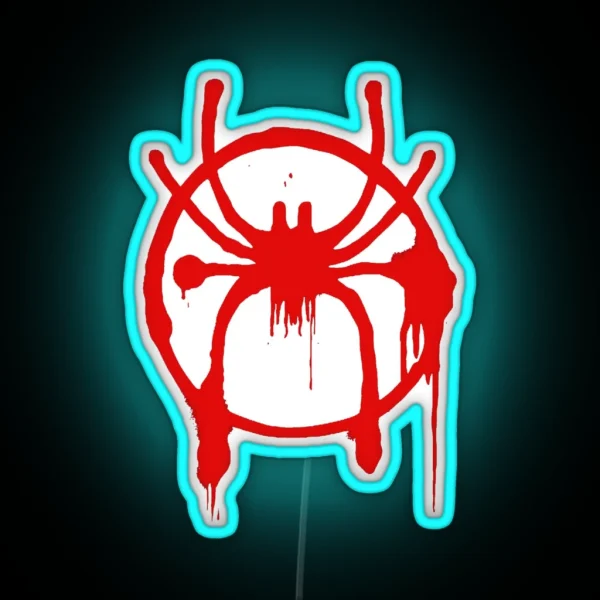 Miles Morales SPIDER VERSE RGB Neon Sign
