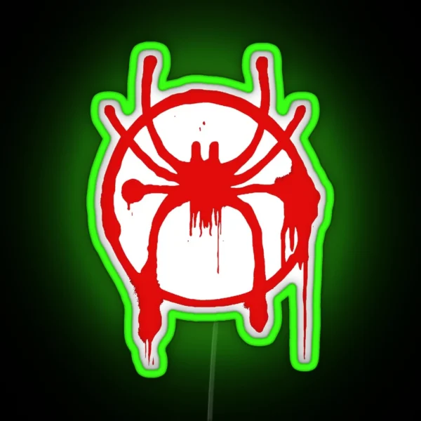 Miles Morales SPIDER VERSE RGB Neon Sign