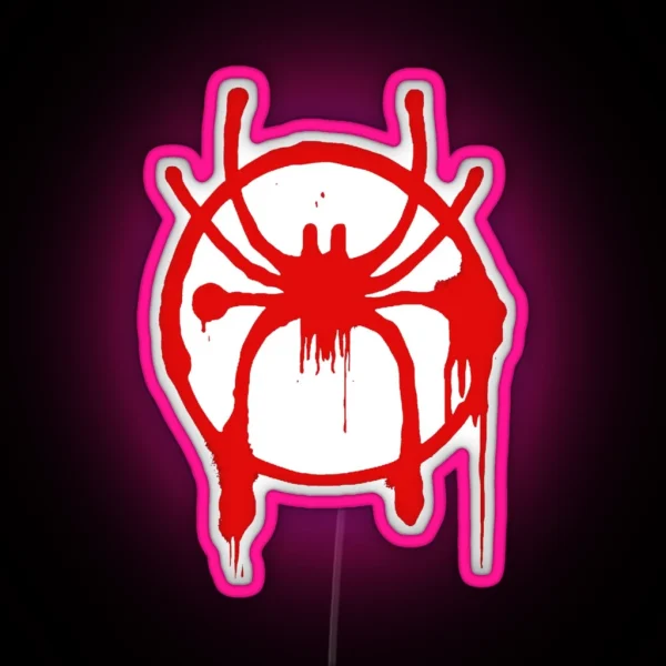 Miles Morales SPIDER VERSE RGB Neon Sign