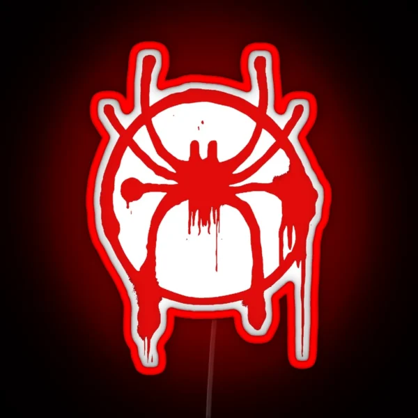 Miles Morales SPIDER VERSE RGB Neon Sign