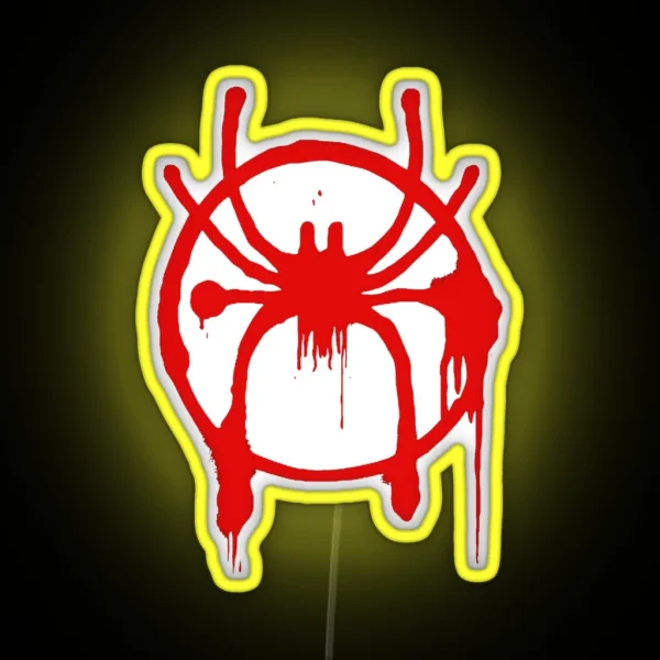 Miles Morales SPIDER VERSE RGB Neon Sign